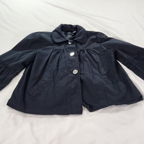 Bay Studio Career Jacket with Flared Sleeves. Size Large Navy Blue
Lot H - Picture 2 of 3
